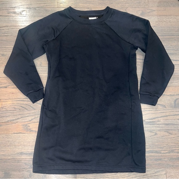 Pact Dress Black Crewneck Long Sleeve Cotton Sweatshirt Medium Sustainable - Picture 1 of 8